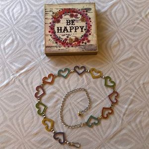 Ladies belt with hearts 💕 in many fun colors!